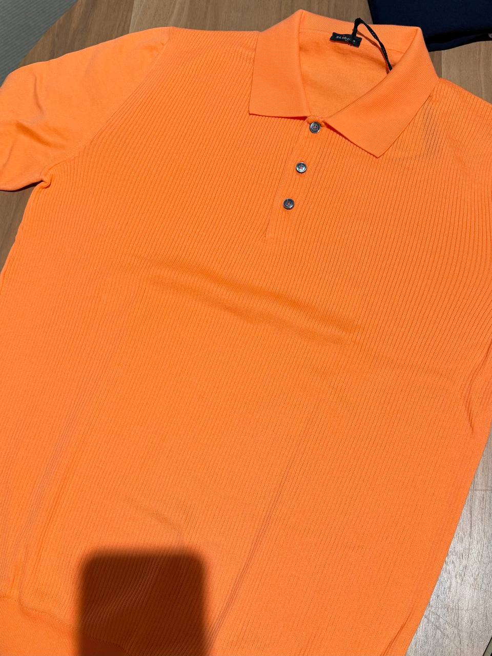 Поло в рубчик kiton