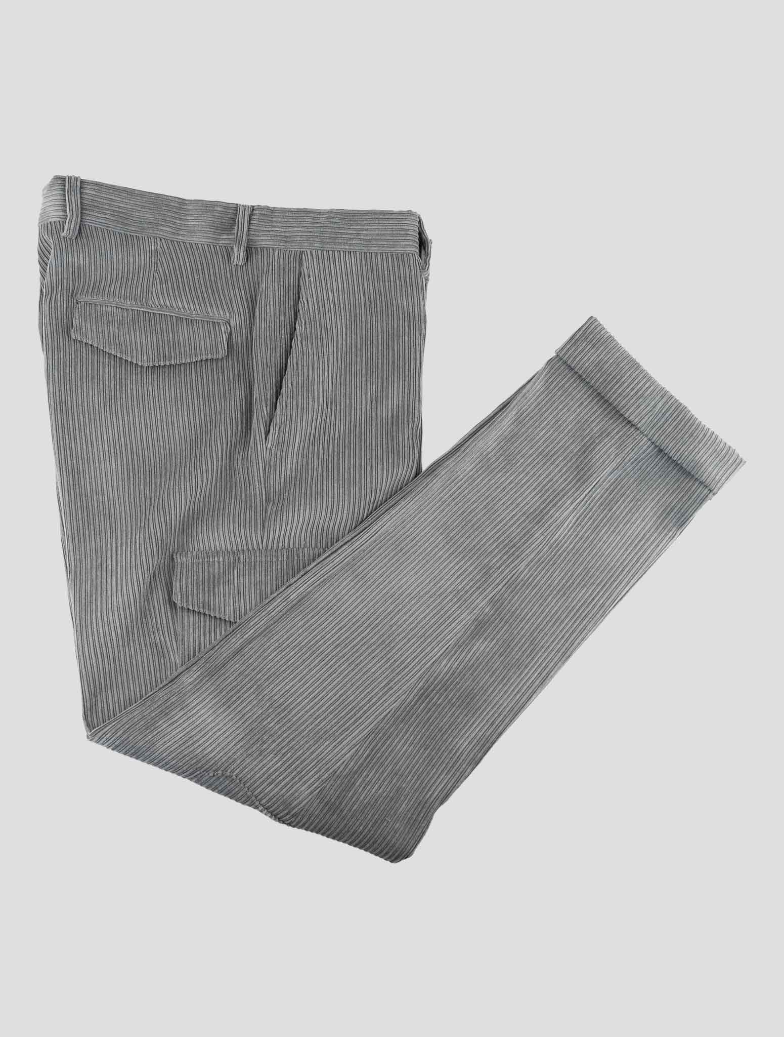 Barba Napoli Grey Nylon Ea Бархатные брюки карго