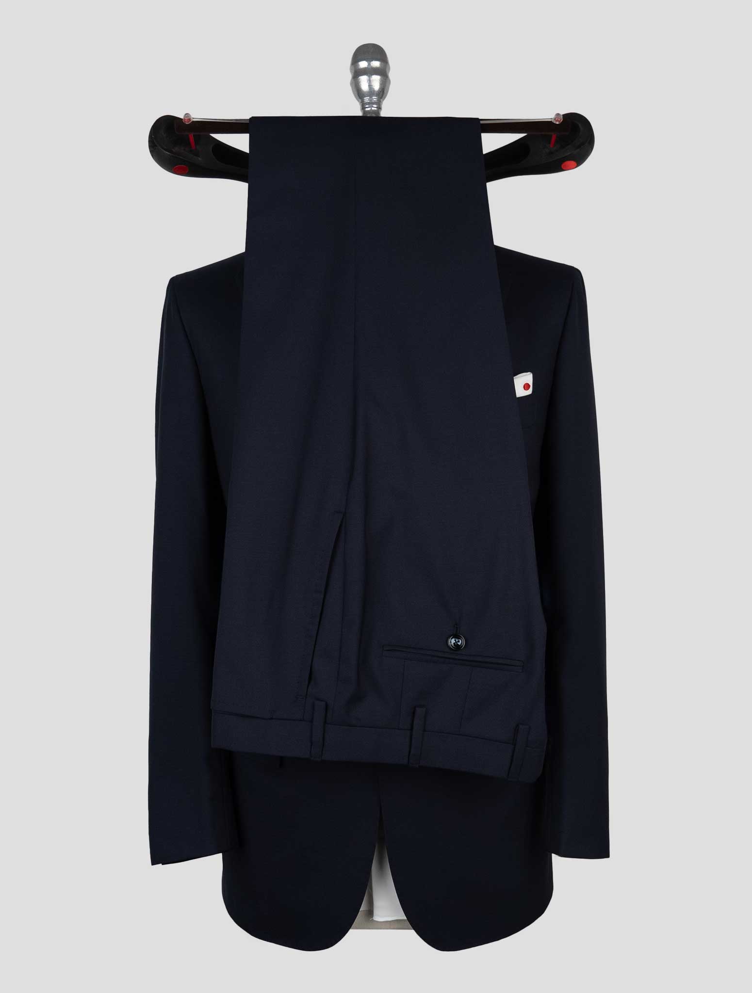 Kiton Dark Blue Wool Suit