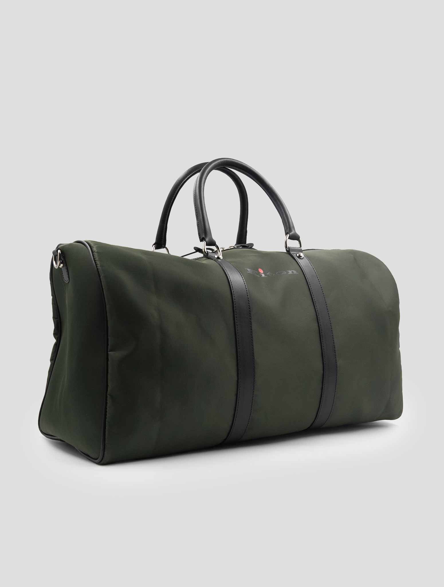 Кожаная дорожная сумка Kiton Green Pa PC