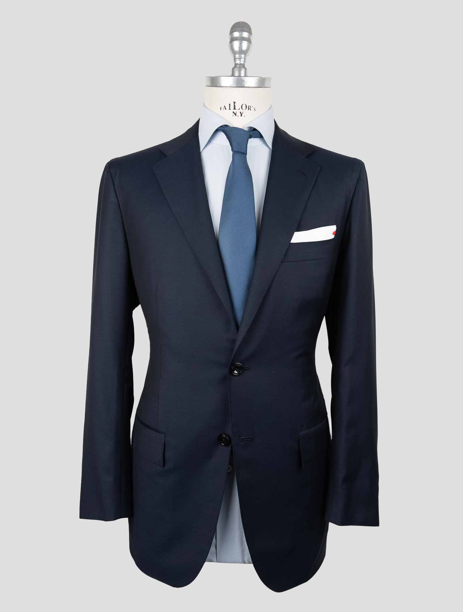 Kiton Dark Blue Wool 160's Suit