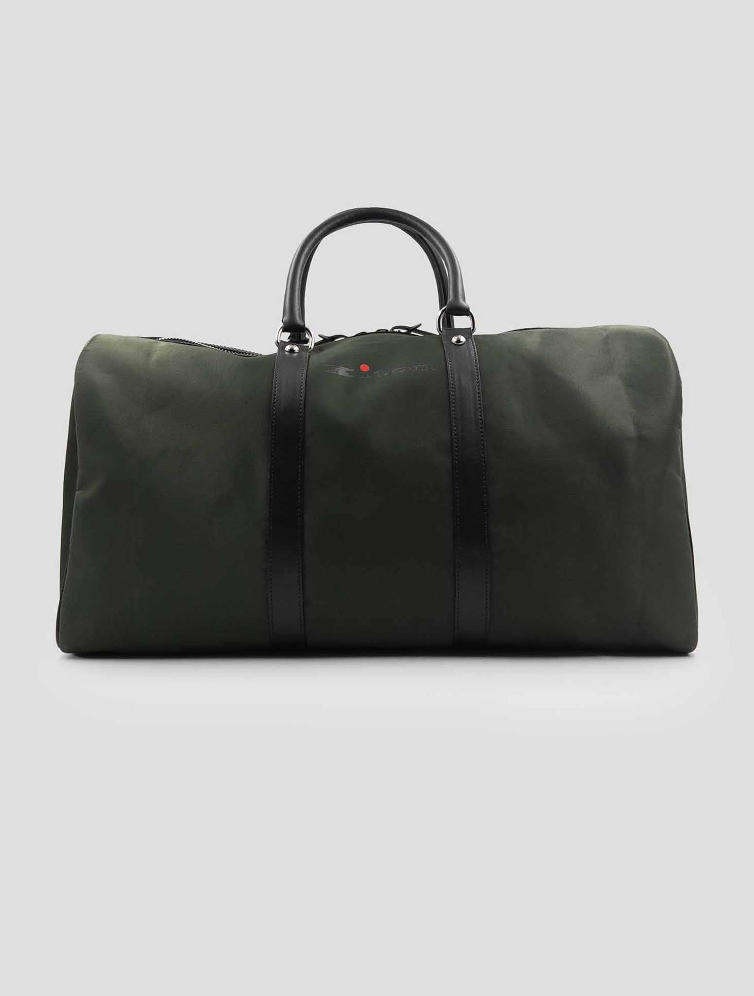 Кожаная дорожная сумка Kiton Green Pa PC