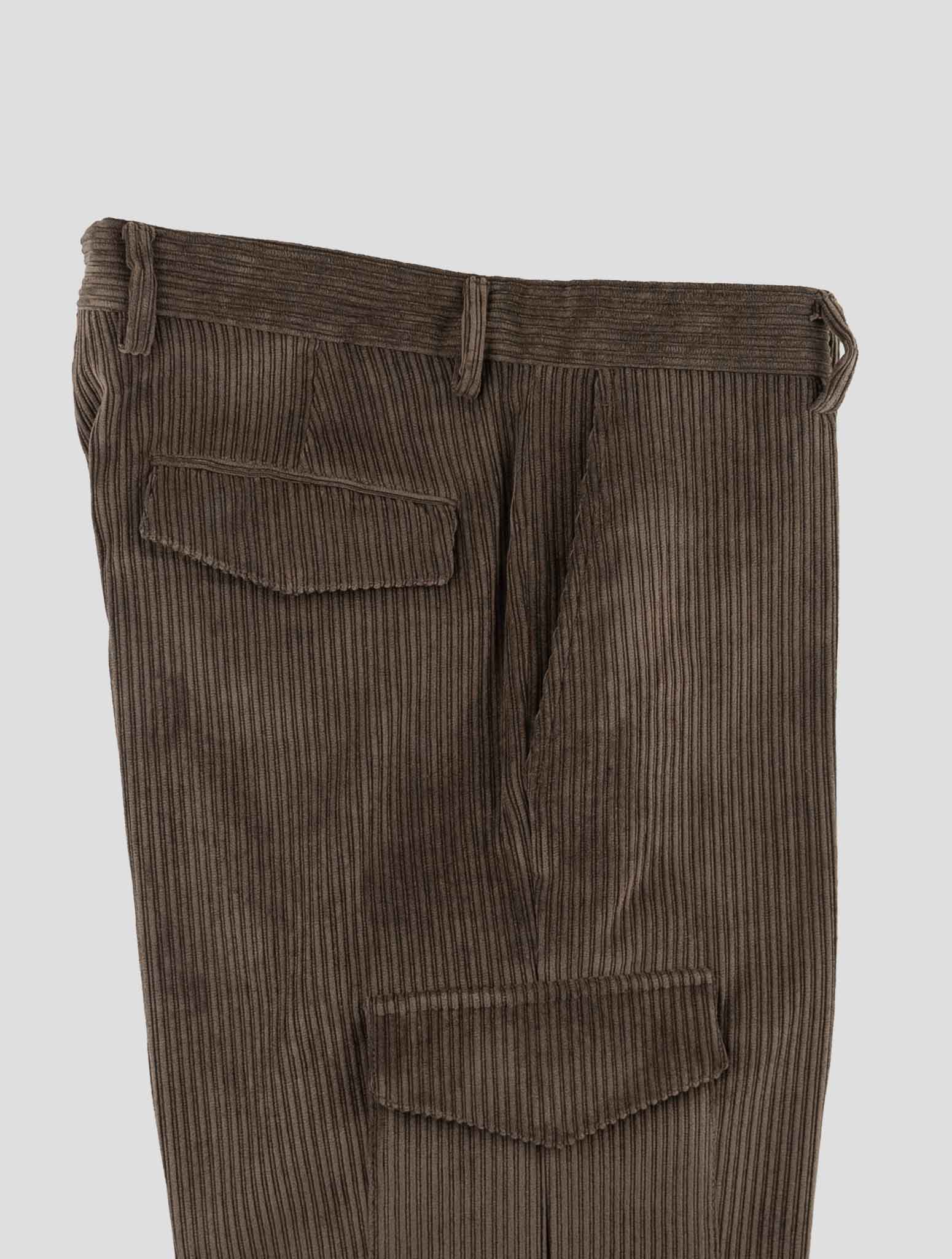 Barba Napoli Brown Pl Нейлоновые бархатные брюки карго Ea