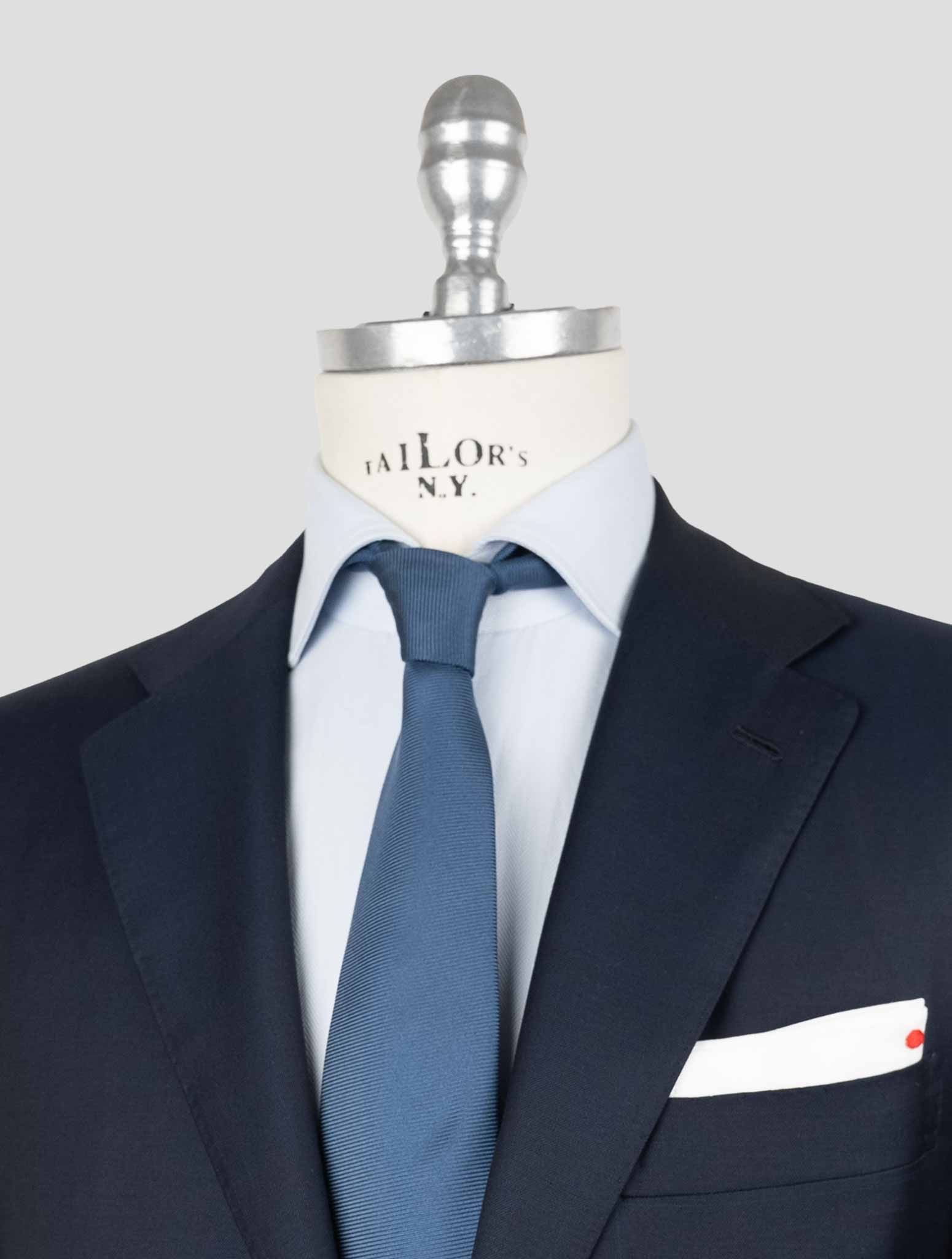 Kiton Dark Blue Wool 160's Suit