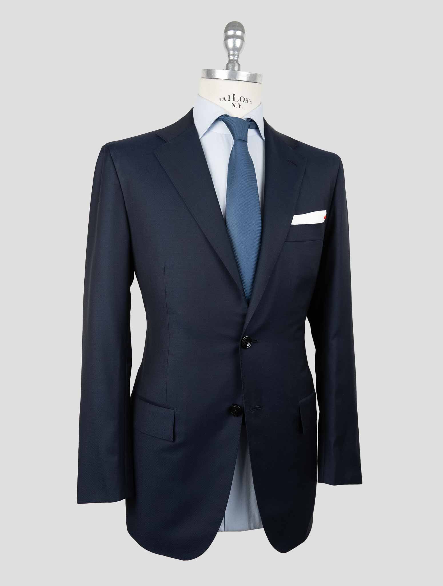 Kiton Dark Blue Wool 160's Suit