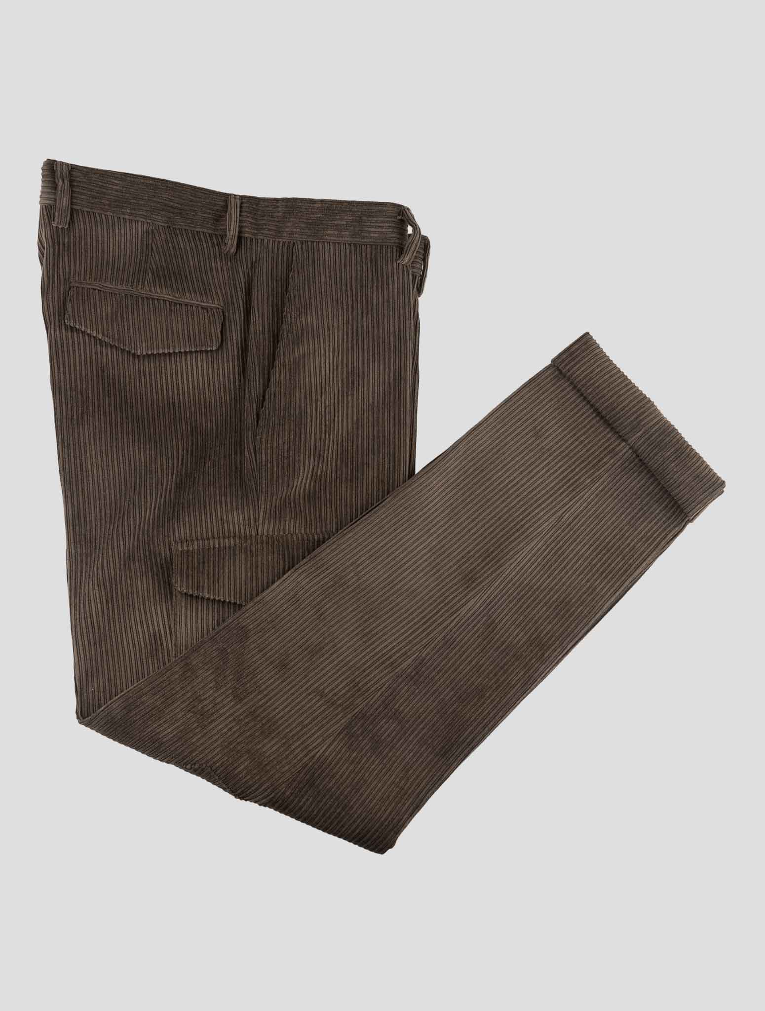 Barba Napoli Brown Pl Нейлоновые бархатные брюки карго Ea