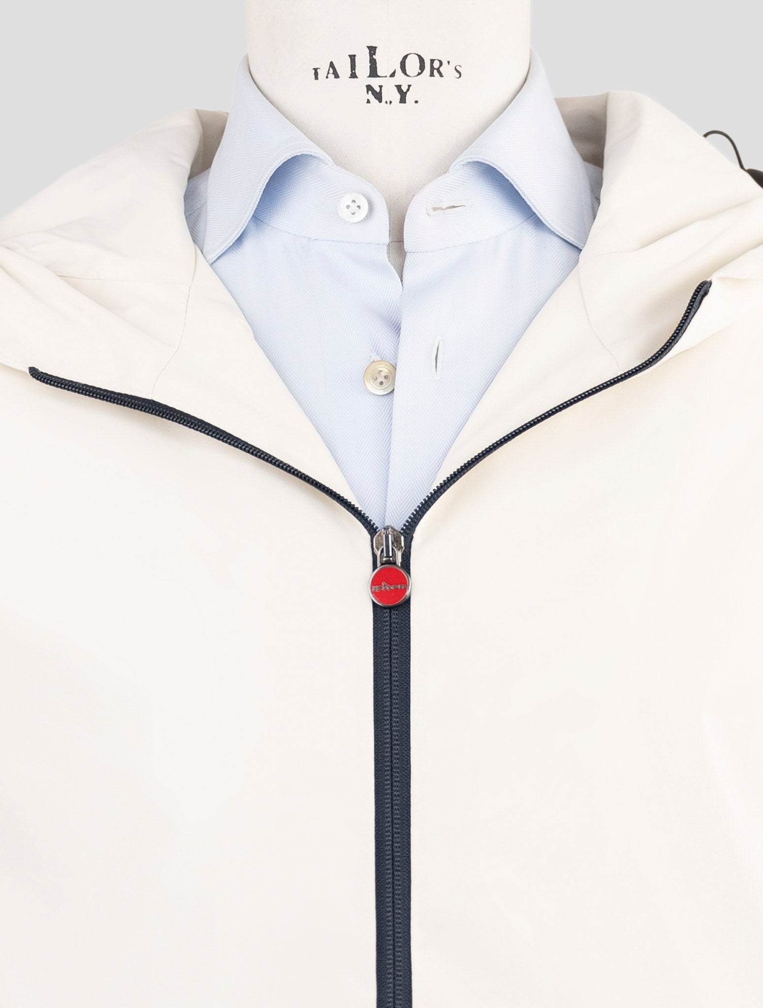 Двустороннее бежевое пальто Kiton - итальянская ручная работа PA/PL Luxury