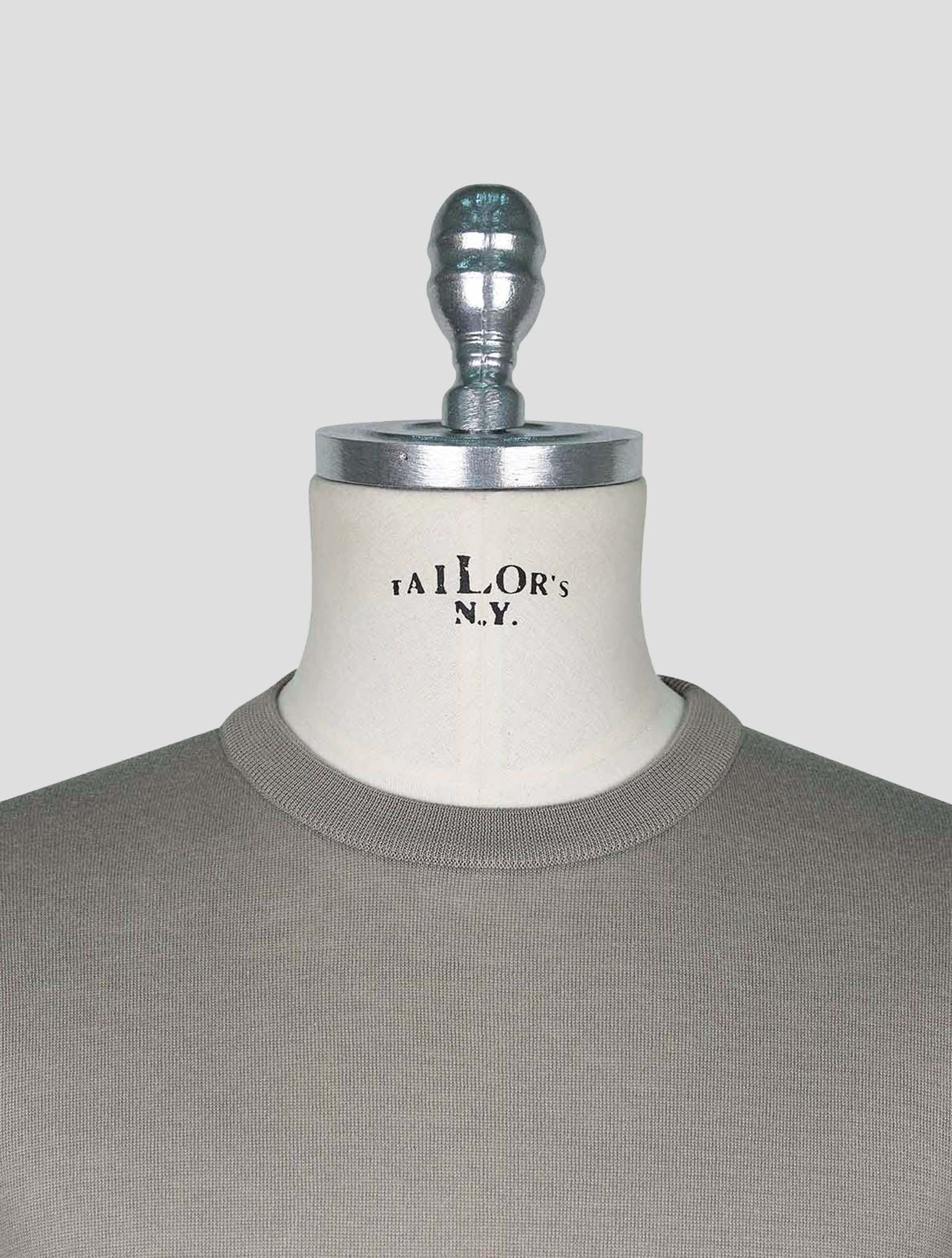 Kiton Gray  Cotton T-shirt