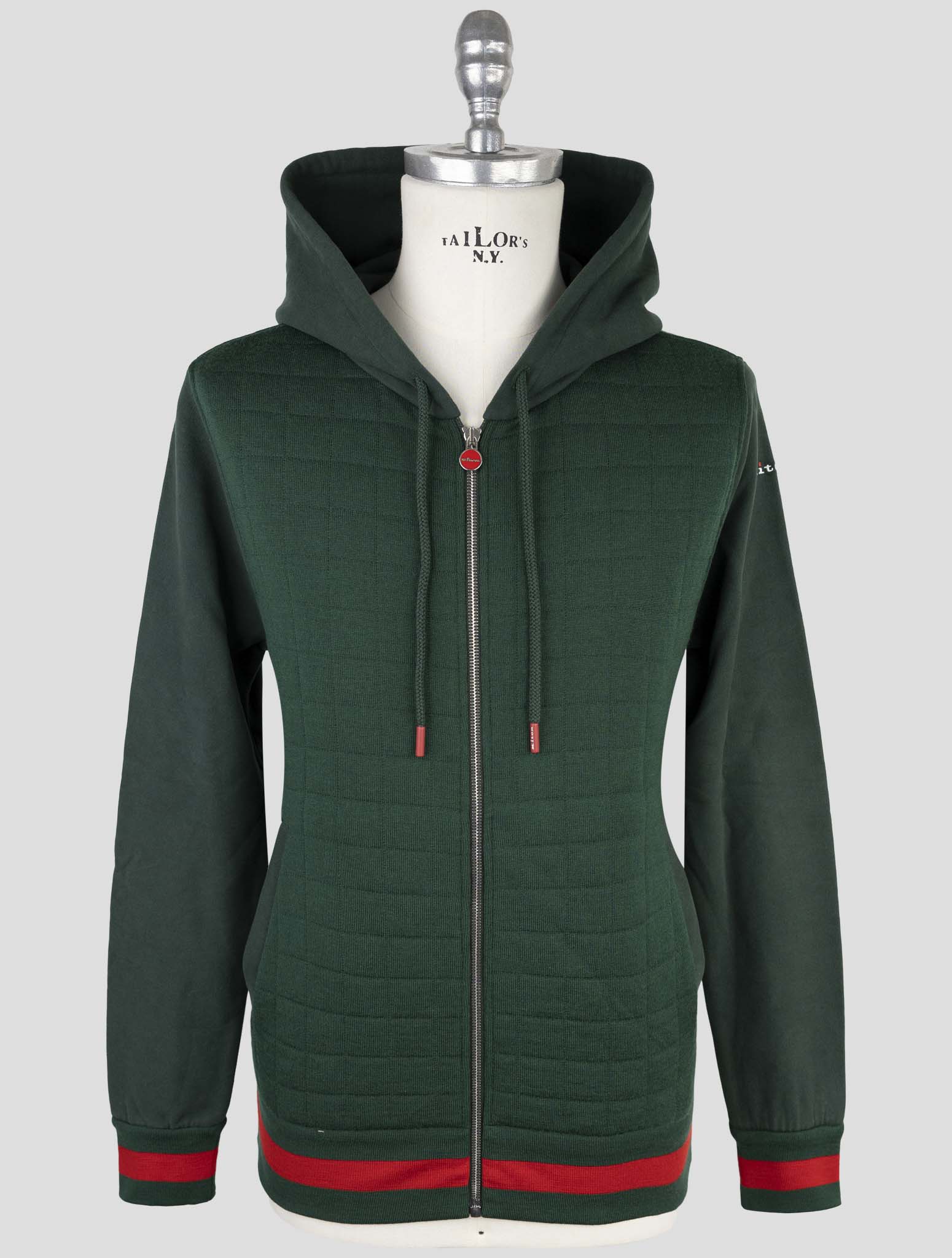 Kiton Зеленый Шерстяной Нейлоновый Спортивный Костюм - Роскошный Итальянский Спортивный Костюм Ручной Работы