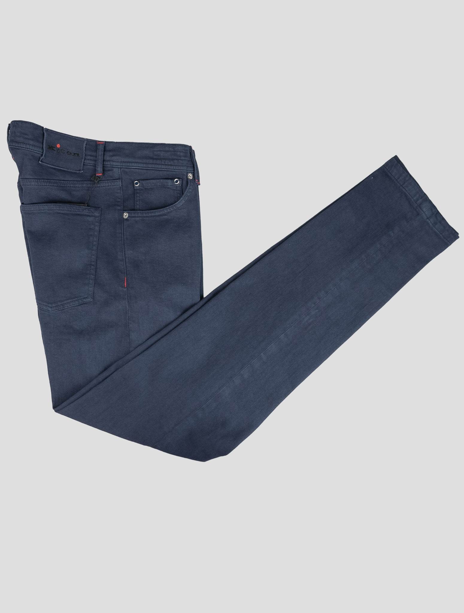 Синие хлопковые джинсы Kiton Ea
