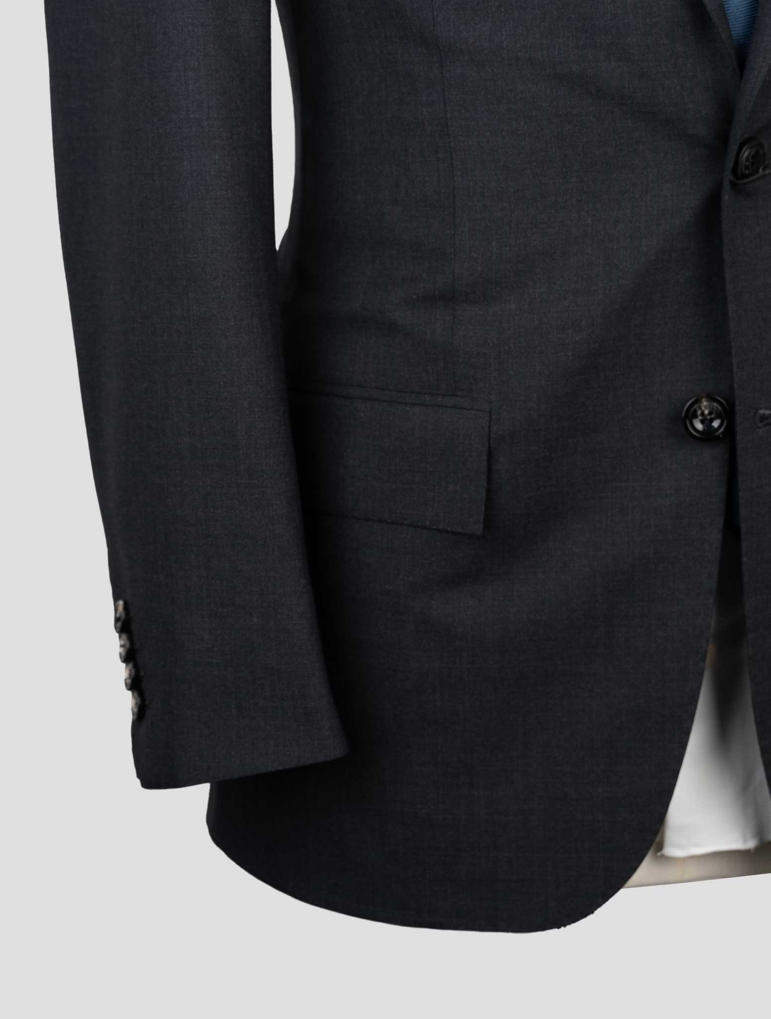 Kiton Gray Wool Suit