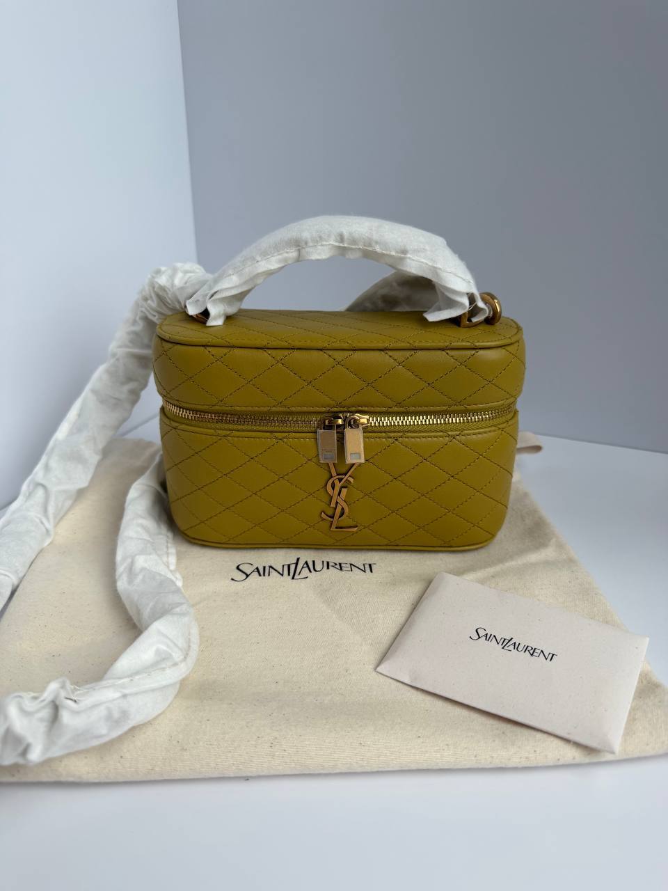 Мини сумочка Saint Laurent GABY VANITY IN LAMBSKIN