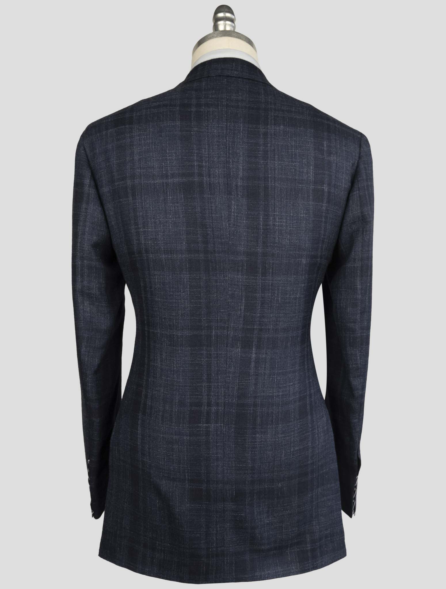 Блейзер Kiton Cashmere Silk Linen Синий - Итальянское спортивное пальто