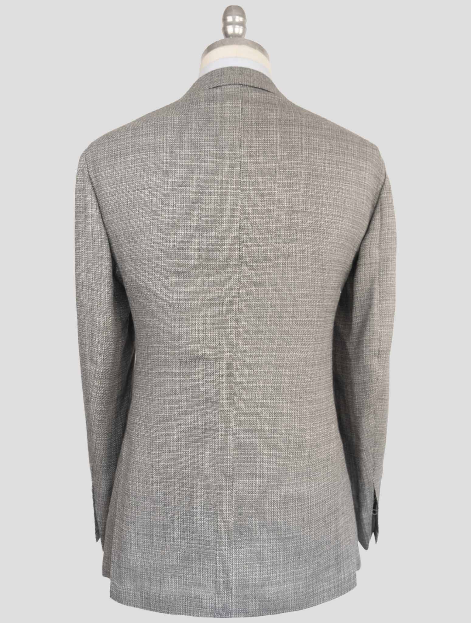 Серый кашемировый пиджак Kiton — 100% итальянская ручная работа
